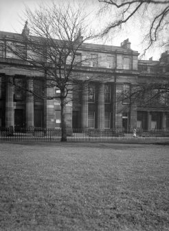 General view of part of St Bernard's Crescent from the garden