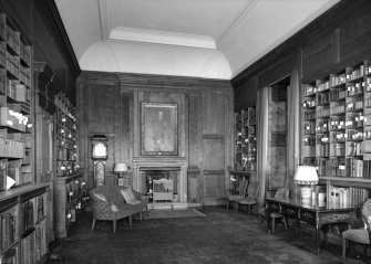 Interior-general view of library by Lorimer