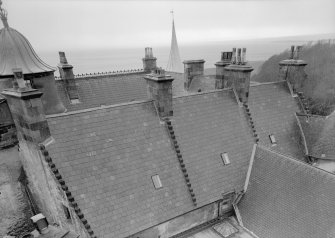 General view of roofs of 17th Century addition