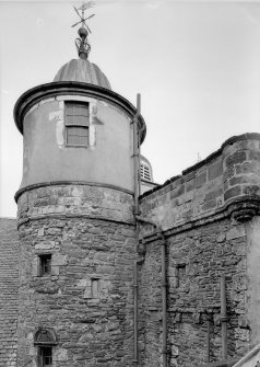 Staircase tower and keep from South court