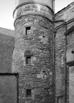 General view of staircase tower