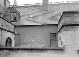 General view of interior court roof