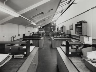 Interior.
View of first floor laboratory from E.