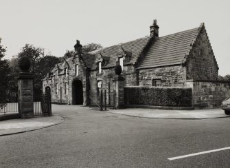 Glasgow, Tollcross Park, East Lodge.
General view from South-East.