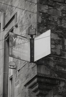 Detail of signage (YMCA)