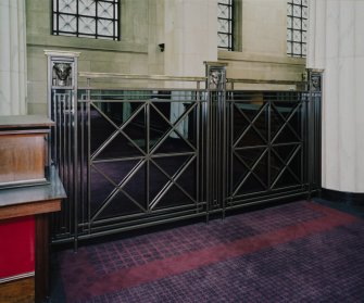 Interior. Detail of specimen grate