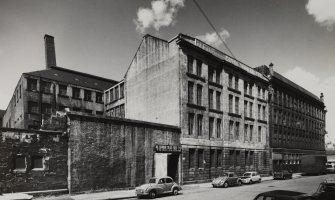 Glasgow, 13-23 Tradeston Street, Randolph & Elder Engine Works.
General view of East facadefrom South-East.