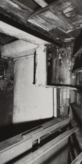 Glasgow, 13-23 Tradeston Street, Randolph & Elder Engine Works, interior.
View of internal roof drainage system.