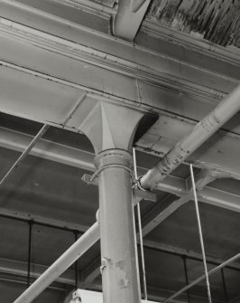 Glasgow, 62 Templeton Street, Templeton Carpet Factory, interior.
Detail of C.I column head, room 3.