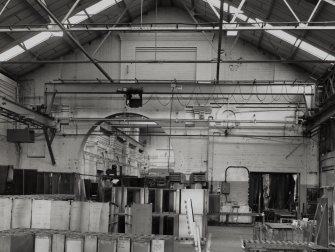 Glasgow, 191-197 Scotland Street, Howden's Works, interior.
General view from South within South extension to former subway power station - now part of the element line for heat exchanger production.