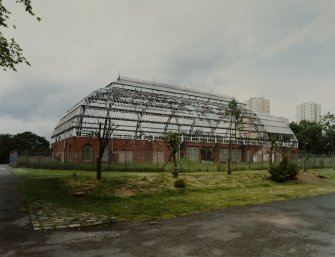 Glasgow, Springburn Park, Winter Gardens.
General view from South-East.