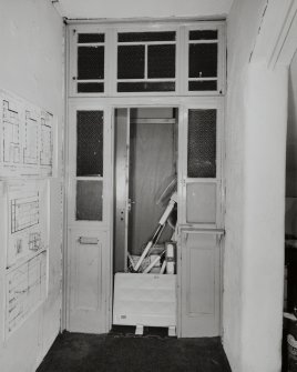 Interior.
Detail of first floor ticket booth.