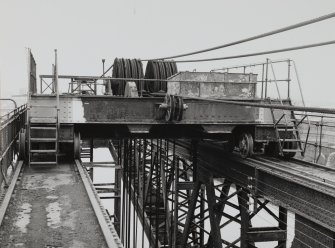 Glasgow, Stobcross Quay, Finnieston Crane.
Detail of main trolley.
