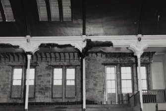 21 Steel Street, Tent Hall, interior
View of roof supports, South side