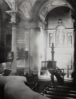 St Andrew's Church, interior
View of pulpit and gallery viewed from gallery