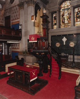 St Andrew's Church, interior
View of pulpit