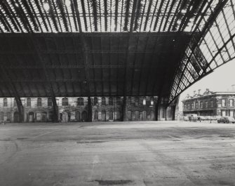Glasgow, St. Enoch Station, interior.
General view of North wall Eastermost bays in the North train shed.