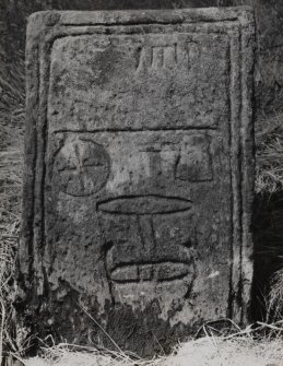 View of Miller's headstone