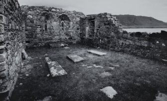 Mull, Inchkenneth, chapel, interior.
View from North-West.