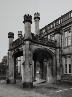 Hafton House.
Detail of Porte-Cochere.