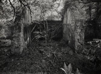 Furnace, Loch Fyne Powder Works, watch house.
View from North-West of second chamber of incorporating mills.