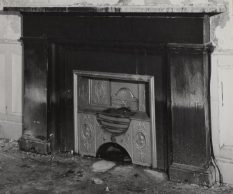 217 West George Street, interior
Ground floor, East front apartment, view of fireplace and grate