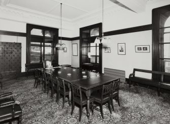 Interior.
View of ground floor committee room from NW.