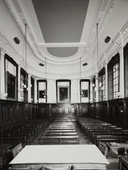 Interior.
View of first floor hall from N.