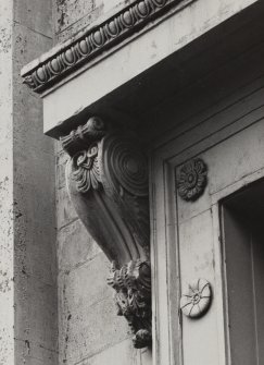 St Jude's Church
South front, main doorway, view of console and cornice