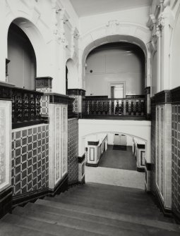 Interior.
View of middle staircase in Merchant's House from E.