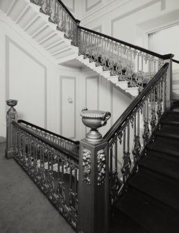 Interior.
View of S staircase from NW.