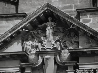 Detail of pediment.