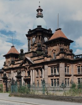 View of main entrance from South-West.