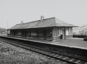 View of platform building from north west