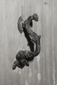 Detail of door knocker.
