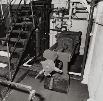 Mash House: detail of wort cooler