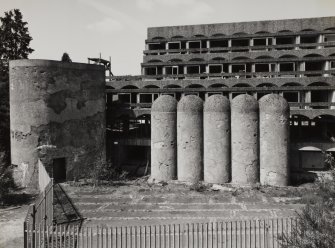 View of Side Chapels of Main Block, from South