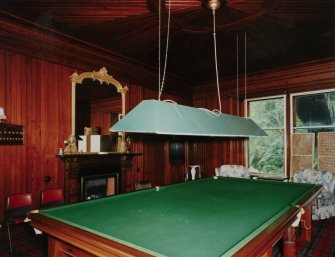 First floor, billiard room, view from S