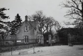 View of North Lodge and gates