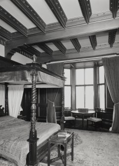 Interior. View of first floor bedroom from East