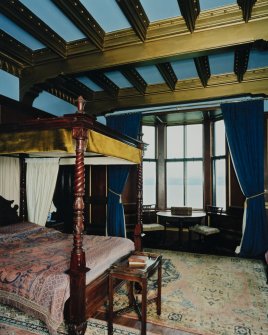 Interior. View of first floor bedroom from East