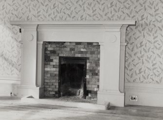 Interior.
Detail of fireplace in first floor South-West room - original dining room.