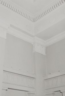 Interior.
Detail of cornice in first floor hall.