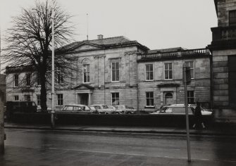 View of main facade from South-West.