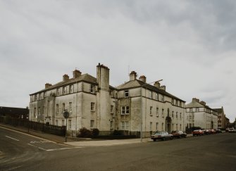 View from NE showing junction with Charlotte Street.