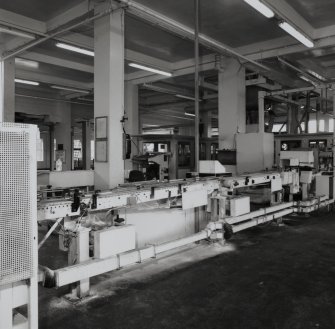 Interior view of the S.I.G. 1kg Packing Machine (T&L No.: 21185/5)