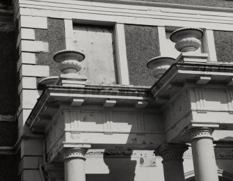 Strathleven House.
Detail of portico on South facade