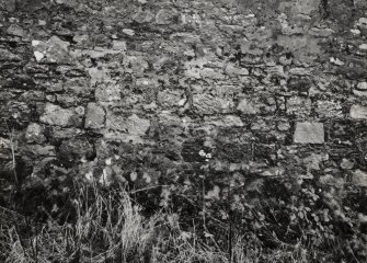 Strathleven House, Stables and Coach House.
Detail of South East wall in garden.