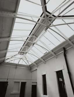 Interior.
View of courtyard roof.