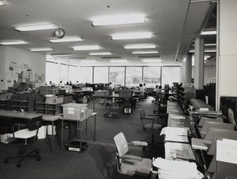 Interior.
View of post room.